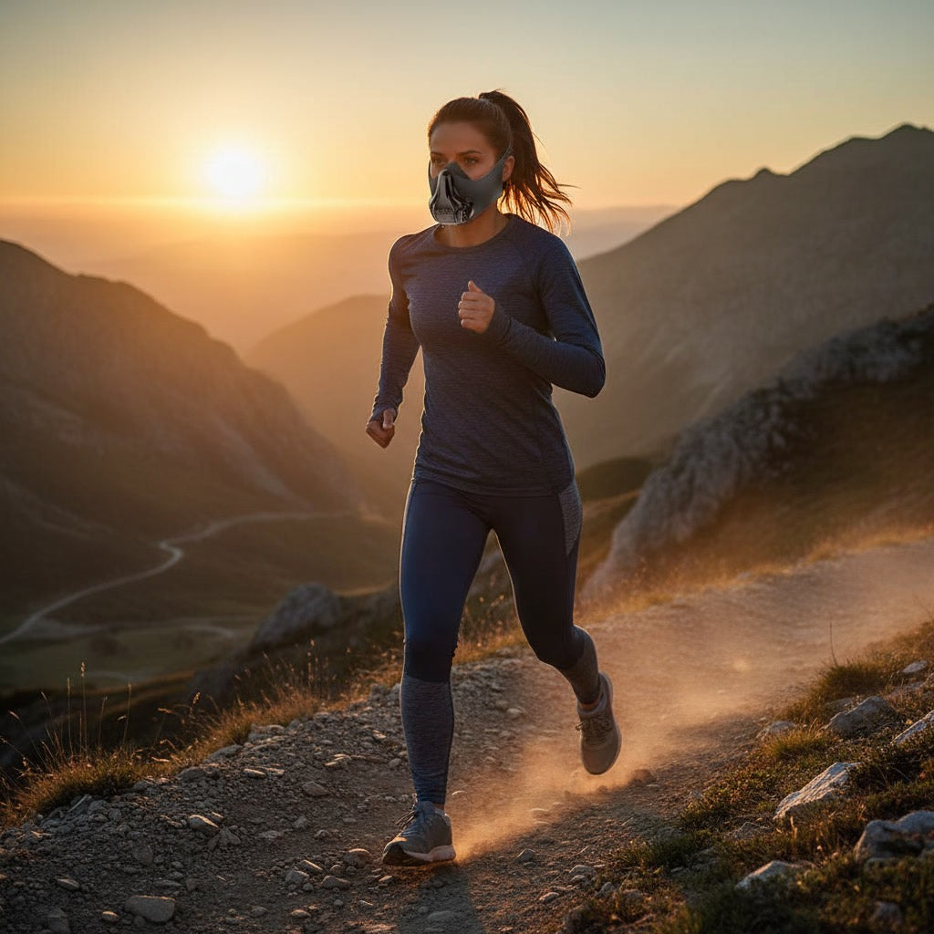 Masque d'Entraînement FDBRO – 48 Niveaux de Résistance Respiratoire