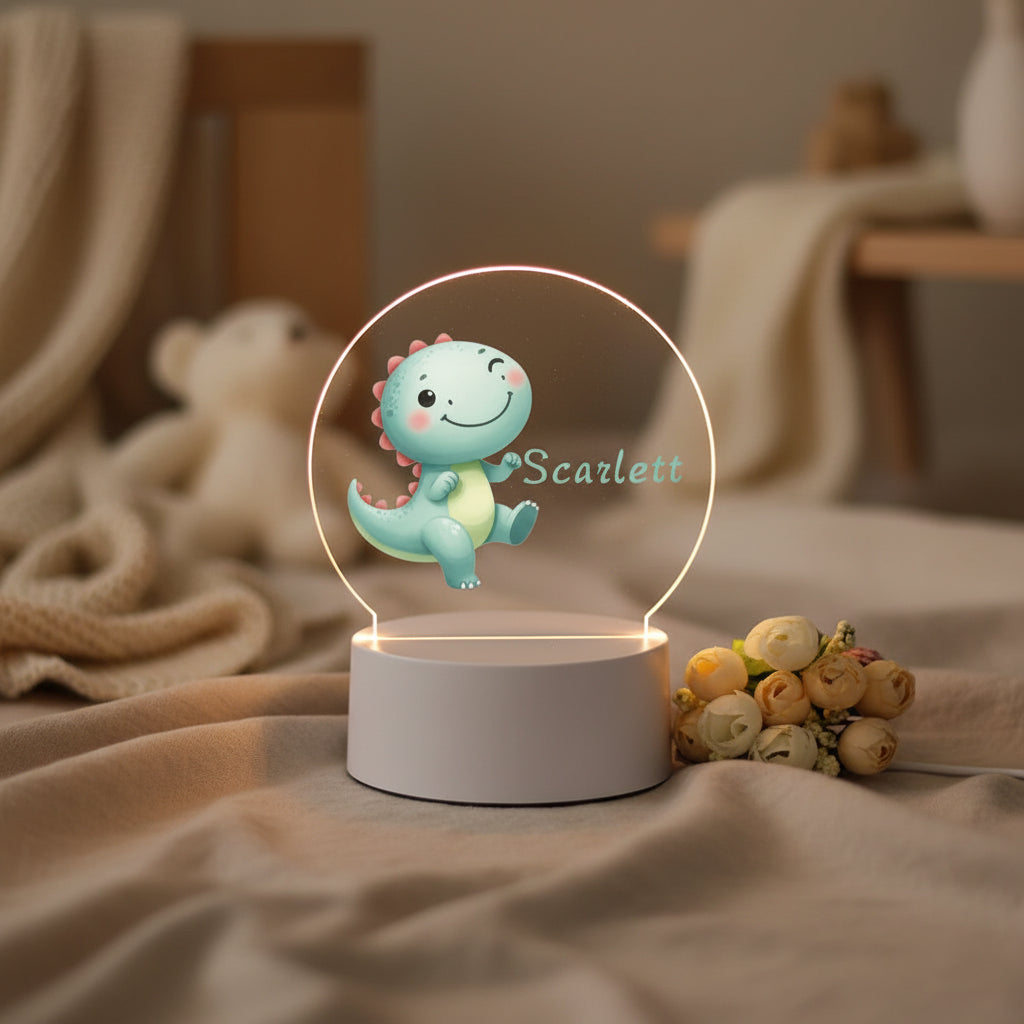 Veilleuse Personnalisée Prénom – Lampe LED Tactile