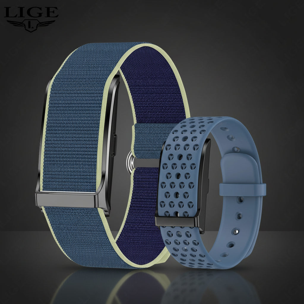 Bracelet Connecté LIGE – Suivi Santé & Sport | 127 Modes Sportifs