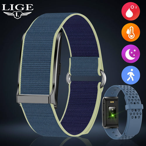 Bracelet Connecté LIGE – Suivi Santé & Sport | 127 Modes Sportifs