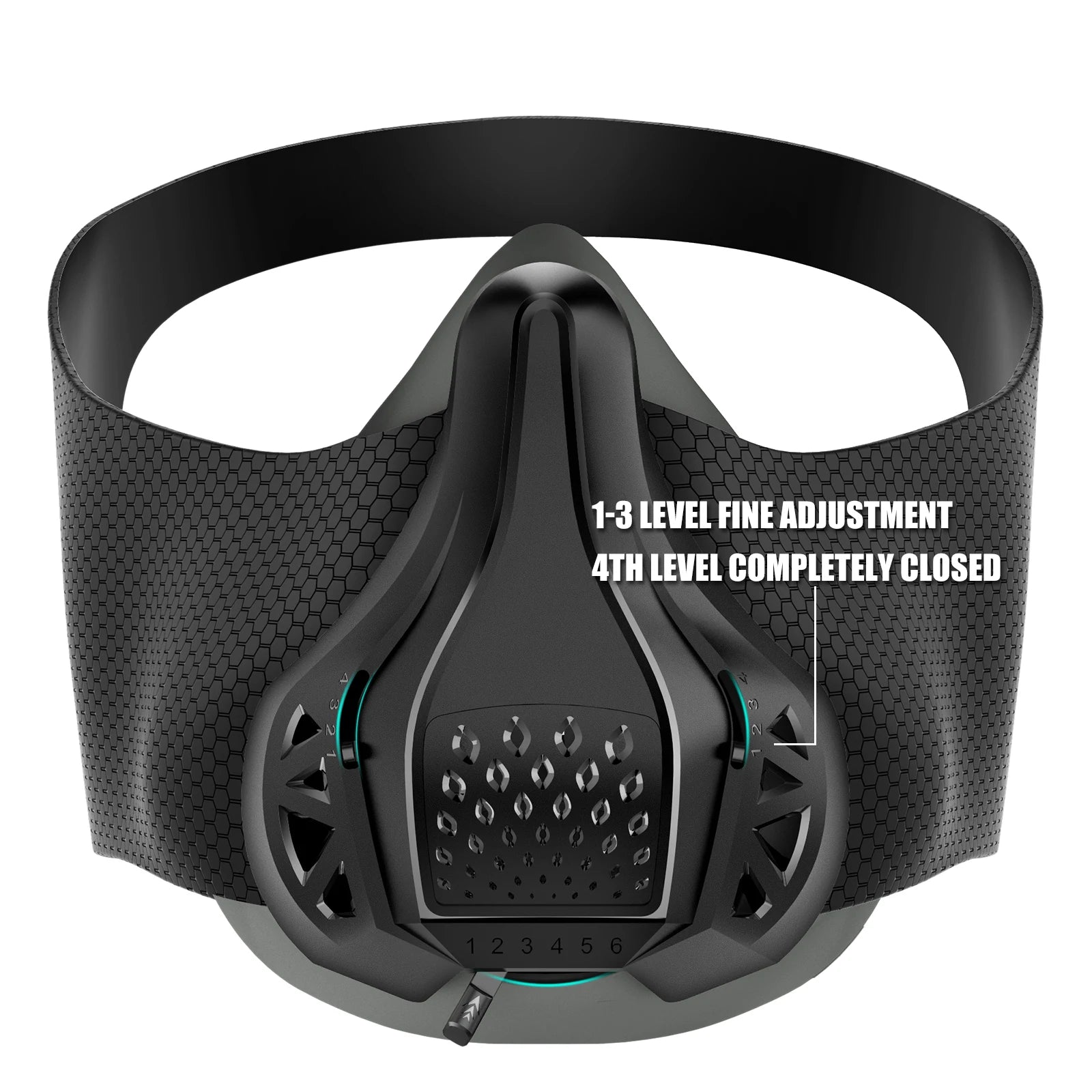 Masque d'Entraînement FDBRO – 48 Niveaux de Résistance Respiratoire