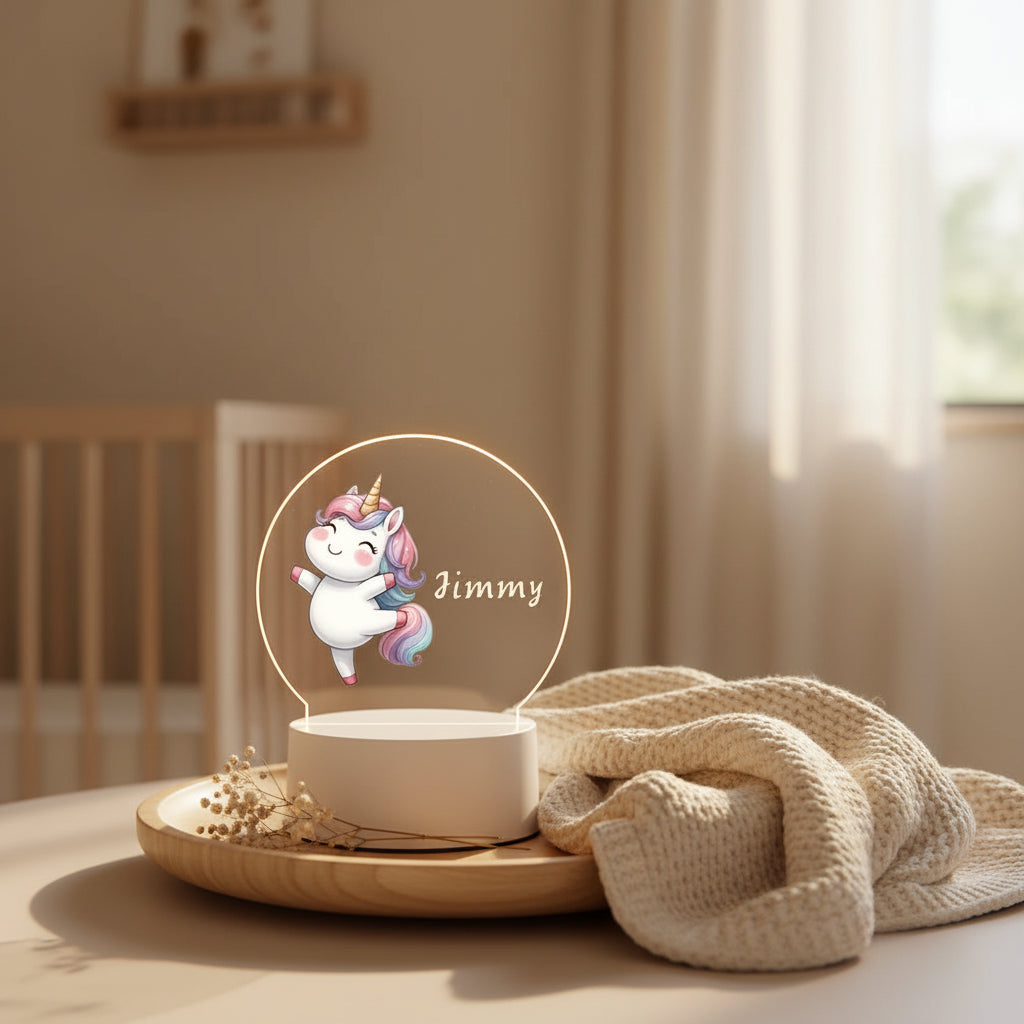 Veilleuse Personnalisée Prénom – Lampe LED Tactile