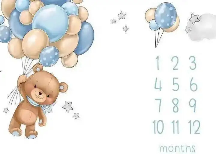 Couverture Personnalisée Bébé – Prénom & Milestone