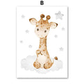 Poster Canvas Personnalisé Bébé – Animaux de la Savane