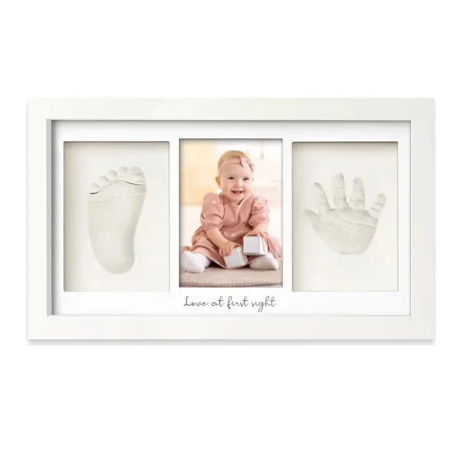 Kit Empreintes Bébé – Cadre Souvenir Argile & Peinture