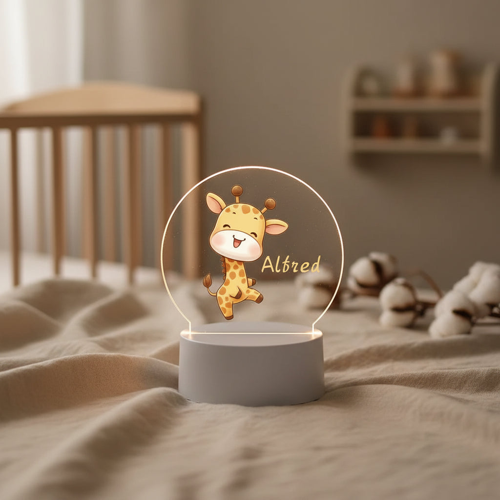 Veilleuse Personnalisée Prénom – Lampe LED Tactile