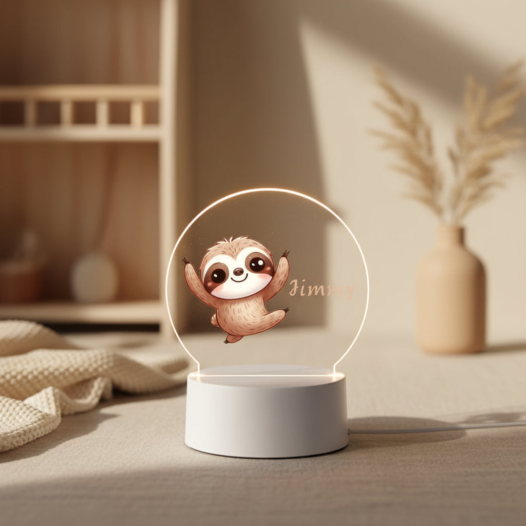 Veilleuse Personnalisée Prénom – Lampe LED Tactile