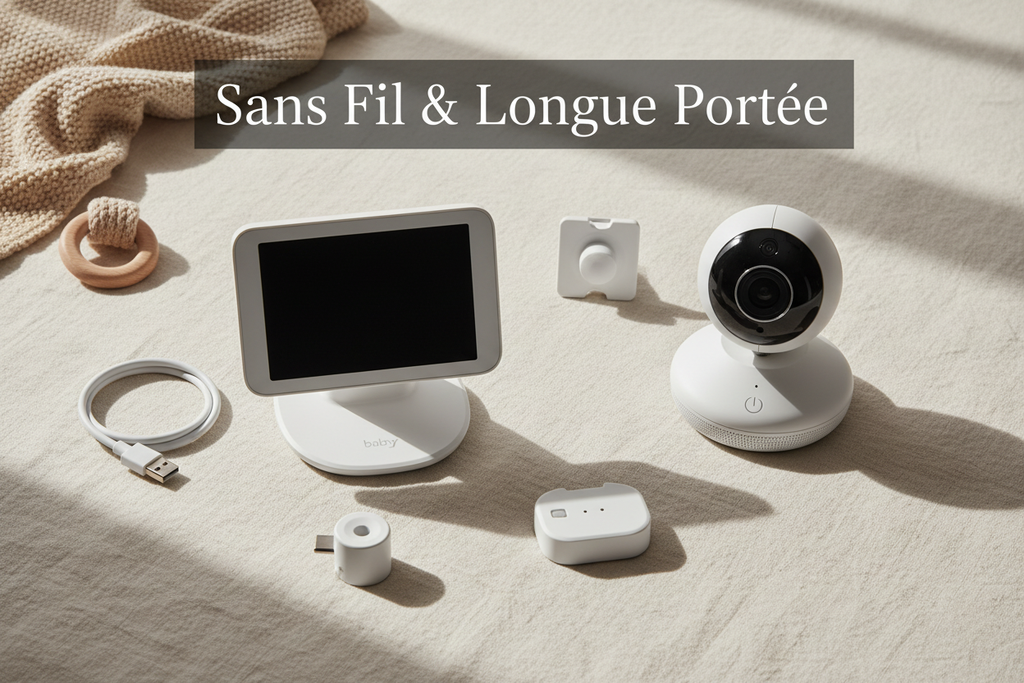 Babyphone vidéo sans fil – Sans fil et longue portée