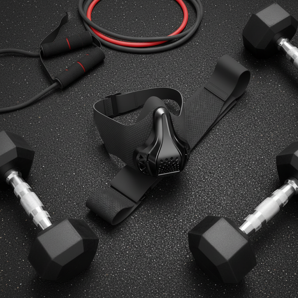 Masque FDBRO - Flat lay gym