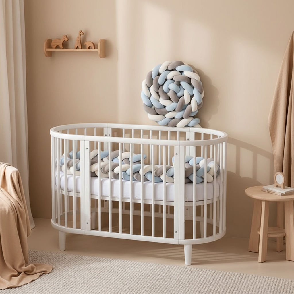 Tour de lit – ambiance beige premium 10