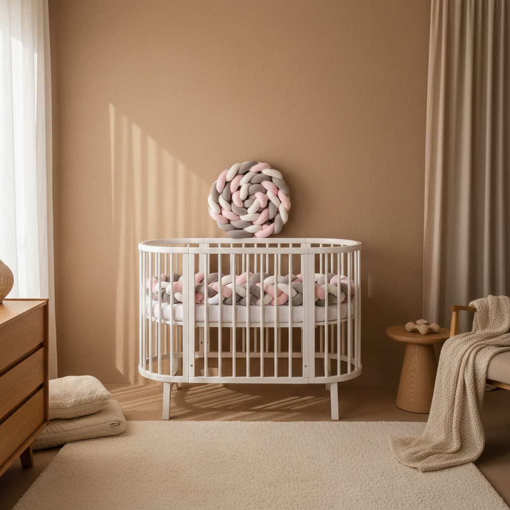 Tour de lit – ambiance beige premium 9
